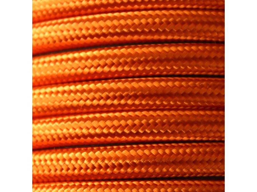 Stofledning - 2 x 0,75mm², ORANGE (metervare)