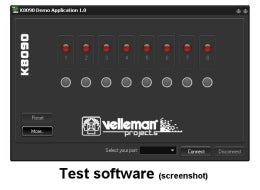 8 kanals USB relæ kort (loddekit)