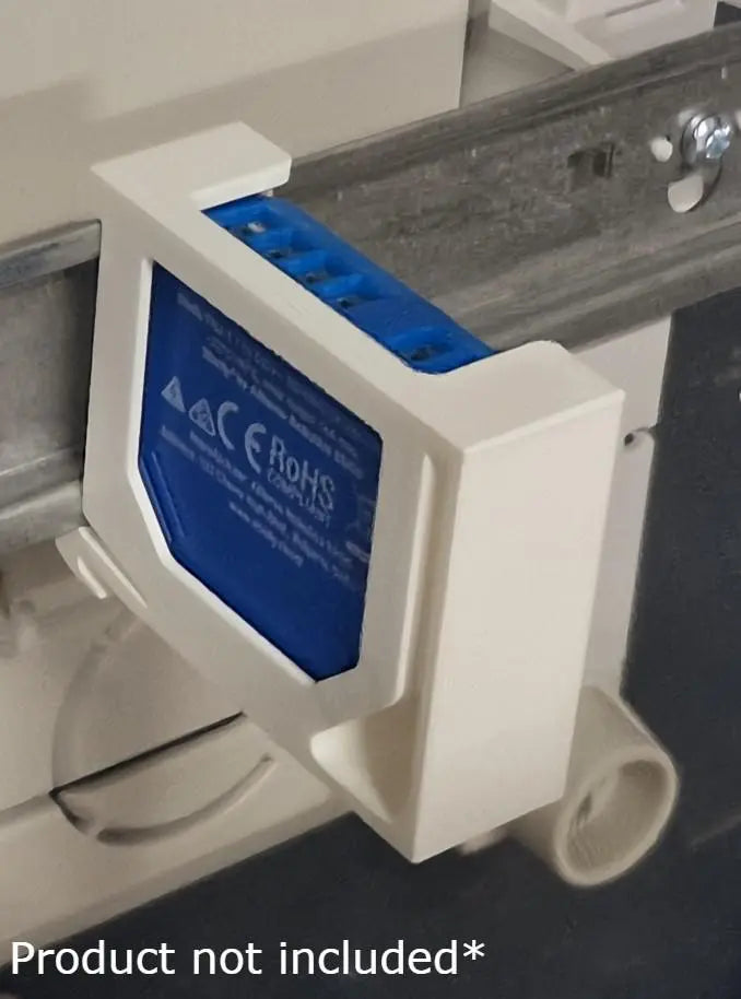 Shelly - DIN-skinne adapter til Gen2 enheder (Shelly Plus I4 I4 DC Plus 1 Plus 1PM Plus 2PM 0-10V Di