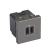 Arteor dobbelt USB type C 3A 15W magnesium