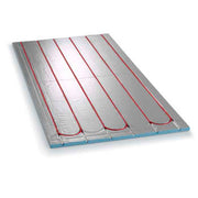 Gulvvarmeplade i 16mm tykkelse med 5-7 mm spor. 6 spor pr.plade