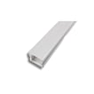 Alu profil 10 hvid med opal cover - 2,5 m