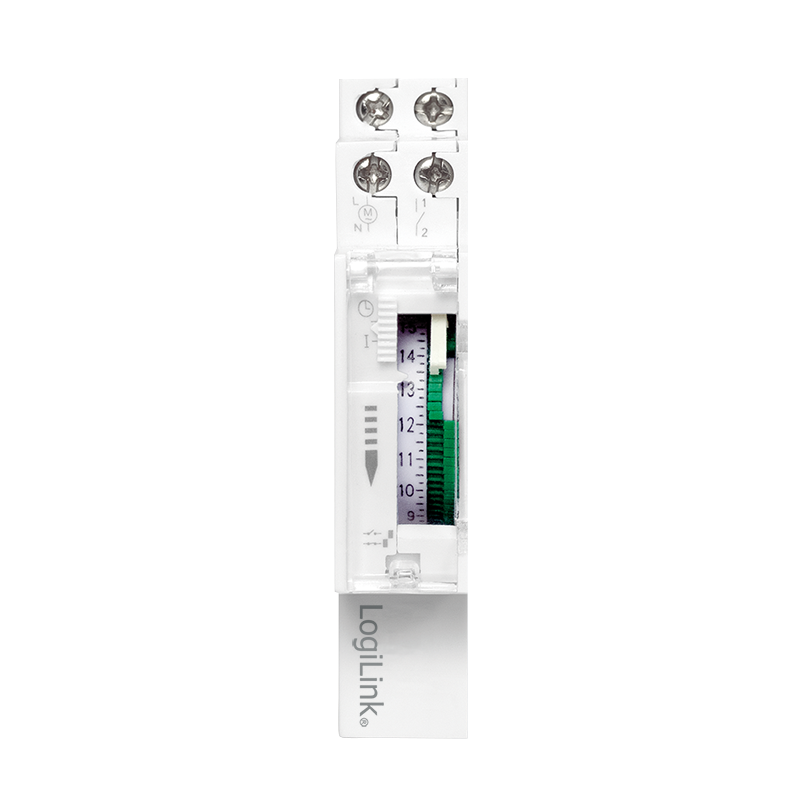 Mekanisk timer (kontaktur) til DIN skinne - 240V 16A
