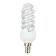 LED Spiral B5, 7W, E14, 3000K Erstatning for 49W, 230V, 620lm, RA80, 3 års garanti
