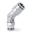 Push in fitting-swivel 45° elbow-6mm tube-1/8 thread S6110 6-1/8 SUPER-RAPID FITTING SPRINT