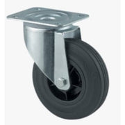 Transporthjul, drejeligt, 160mm, 135kg belastning
