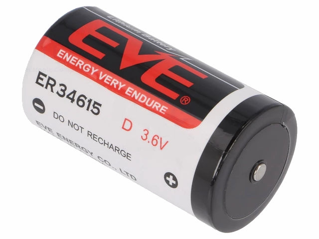 ER34615 D lithiumbatteri - 3,6V / 19000mA