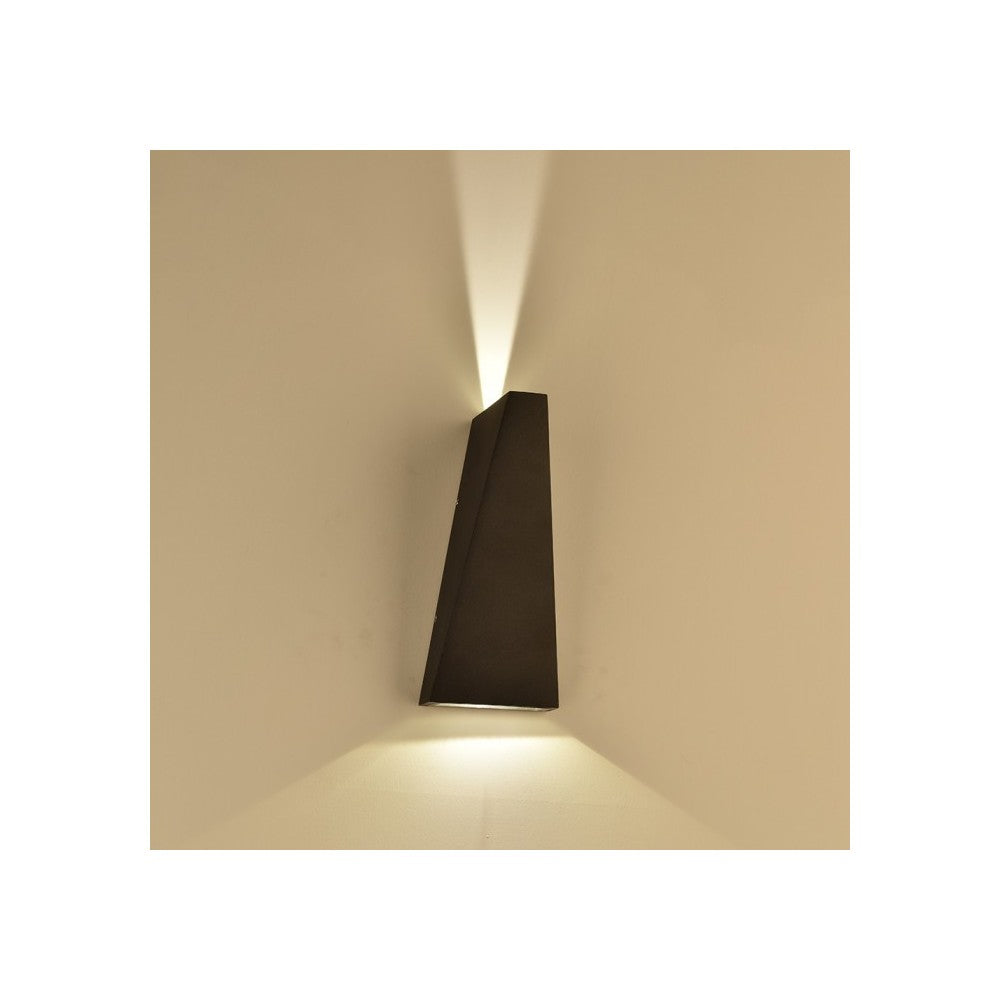 V-Tac 6W LED Udendørs Væglampe - IP65, 230V, inkl. Lyskilde (Erstatter 50W, 660lm, RA 80)