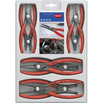 Knipex 00 20 04 SB præcisions-låseringstang-sæt, 8 dele