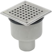BLÜCHER 75 mm afløbsskål til beton, uden studs, lodret