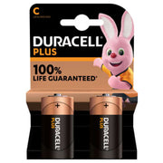 Duracell Plus Power batteri, C LR14, 2 stk.