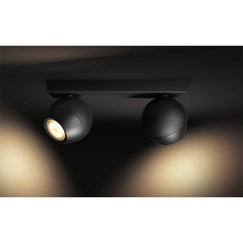 Philips Hue Buckram spot - Sort