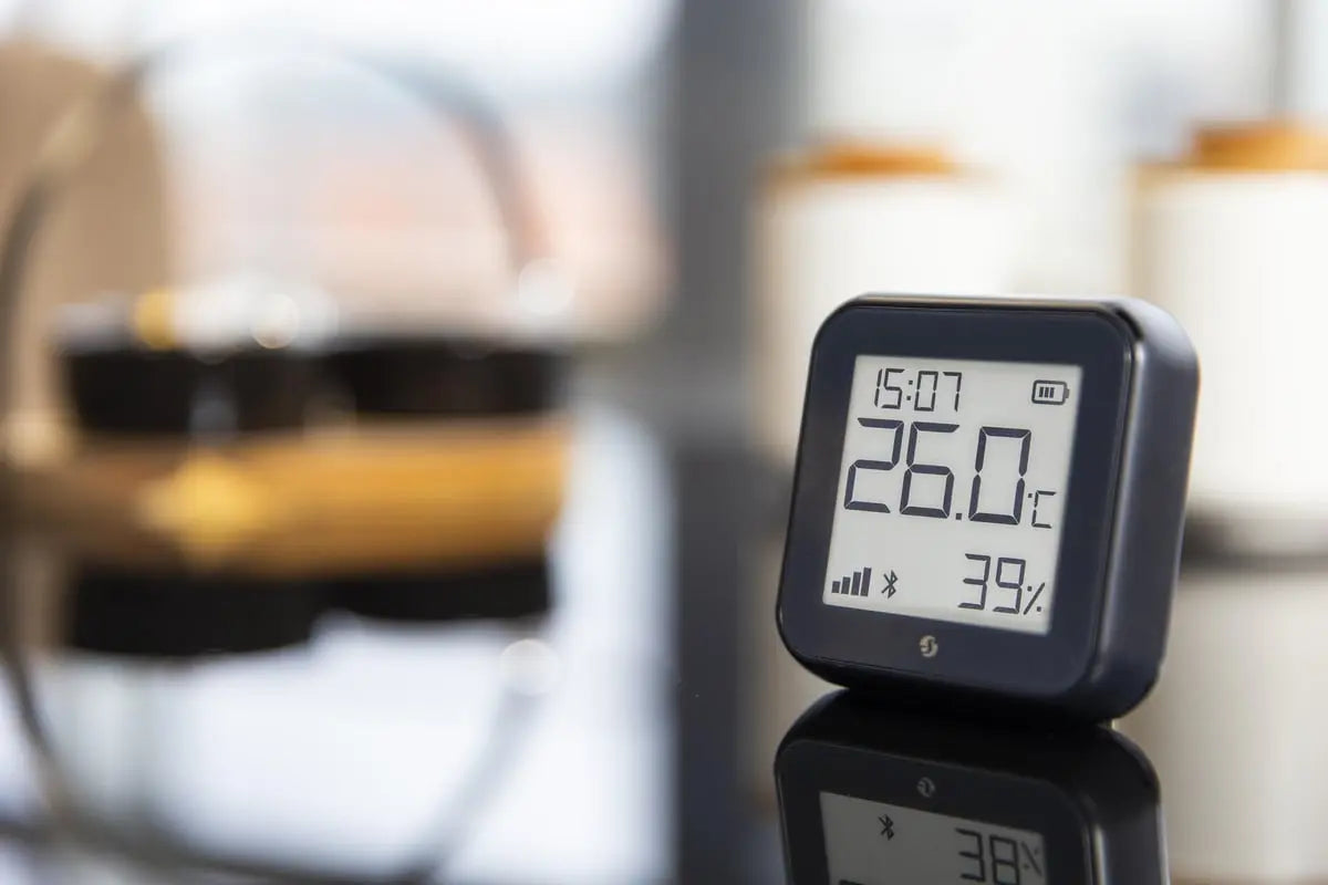 Shelly H&T, Matte Black (GEN 3) - temp/fugt sensor