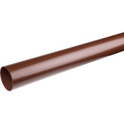 Plastmo nedløbsrør, Ø75mm, brun, 3 meter