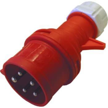 Hanstik CEE17 Rød 16A/400V-FV