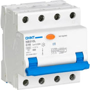 Kombiafbryder RCBO Chint, 3P+N, C karakteristik, 16A, 30mA, 6kA