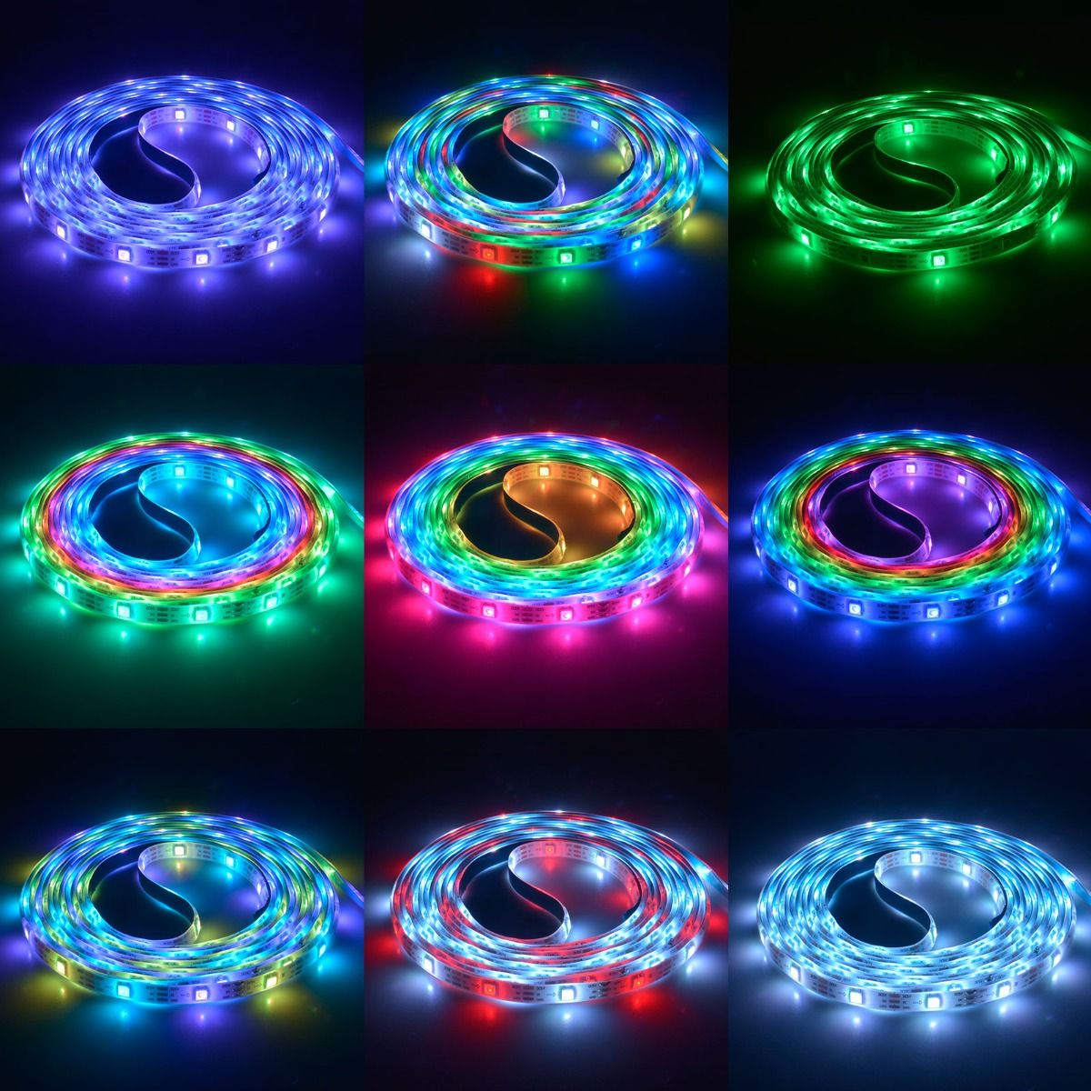 L3 Wi-Fi RGBIC Smart LED-stripsæt m. controller, IP54 (5m)