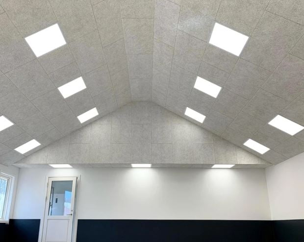 V-Tac 60x60 LED panel - 36W, 3820lm, 105lm/w, hvid kant