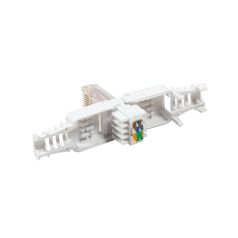 RJ45 modularstik m. trækaflastning - CAT6 UTP (værktøjsfri)