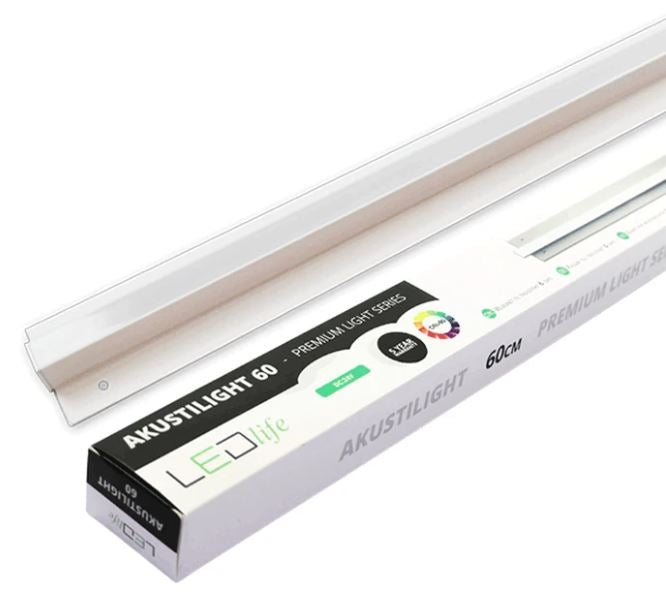 LED lysskinne 27W 90 cm 3000K til Troldtekt og akustikloft, 24V