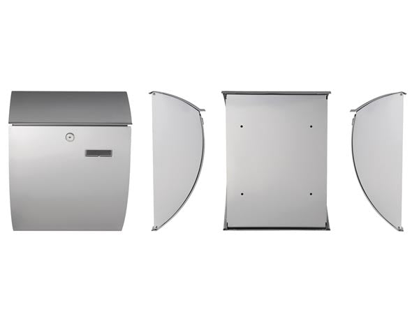 Postkasse - NICE, Sølvgrå