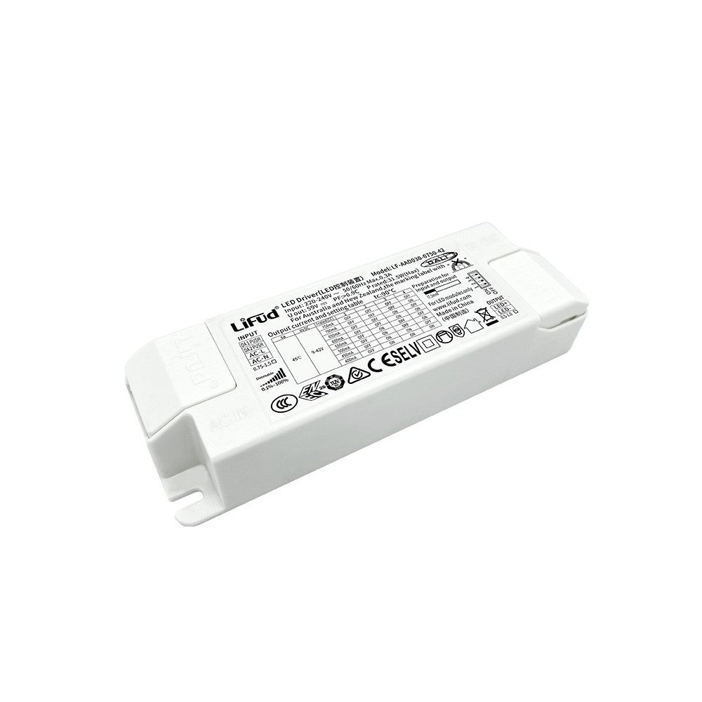Lifud 40W DALI dæmpbar LED driver - Flicker free, passer til 29W / 36W / 40W store LED paneler