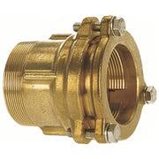Isiflo 75 mm x 2.1/2" overgang med nippel, messing, PN16