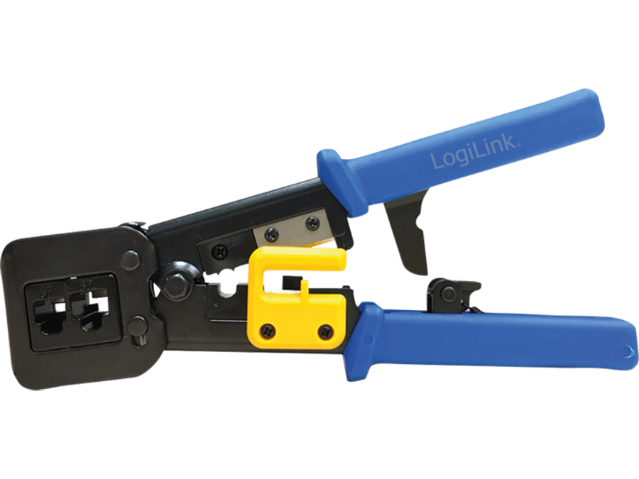 Modular krimptang til RJ11/12/45/EZ, m. pass through klipper