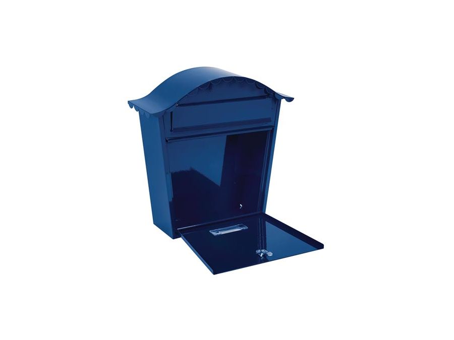 Postkasse - PARIS, Mørk blå