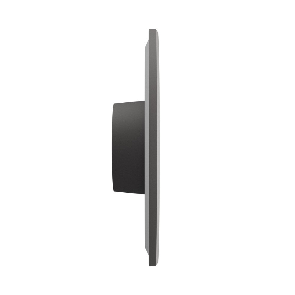 Grå runde facadelampe PIATTA 18W - CCT 230V, IP44, 250x47mm, 1800lm, RA80