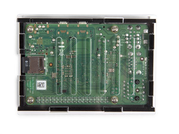 Raspberry Pi 4 kabinet m. aktiv køling, Plexiglas