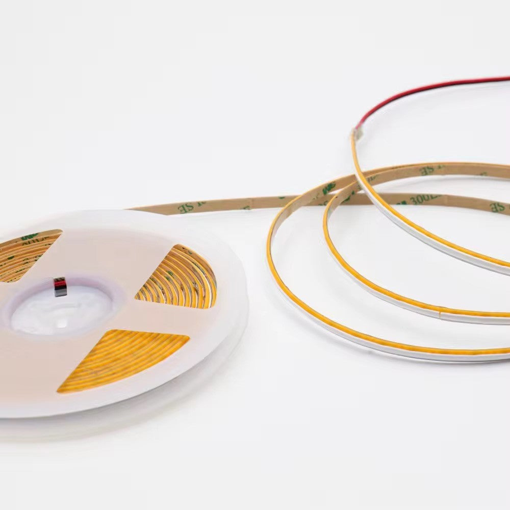 5m COB sidelys LED strip - 24V, 480 LED pr. meter, IP20, Effekt: 10W, 730lm, RA92