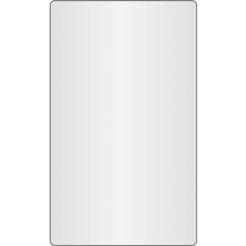 Loevschall Refine spejl med ramme, sort, 60x100 cm