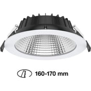 SLC Shift Ø160-170 2CCT, 3000K/4000K ND Hvid
