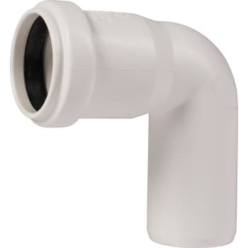 40 mm x 87,5° Bøjning afløb hvid PP