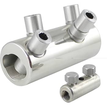 Skrueforbinder 1 kV med skillevæg type D16-95 SV-T-V-K for 16-95 mm2