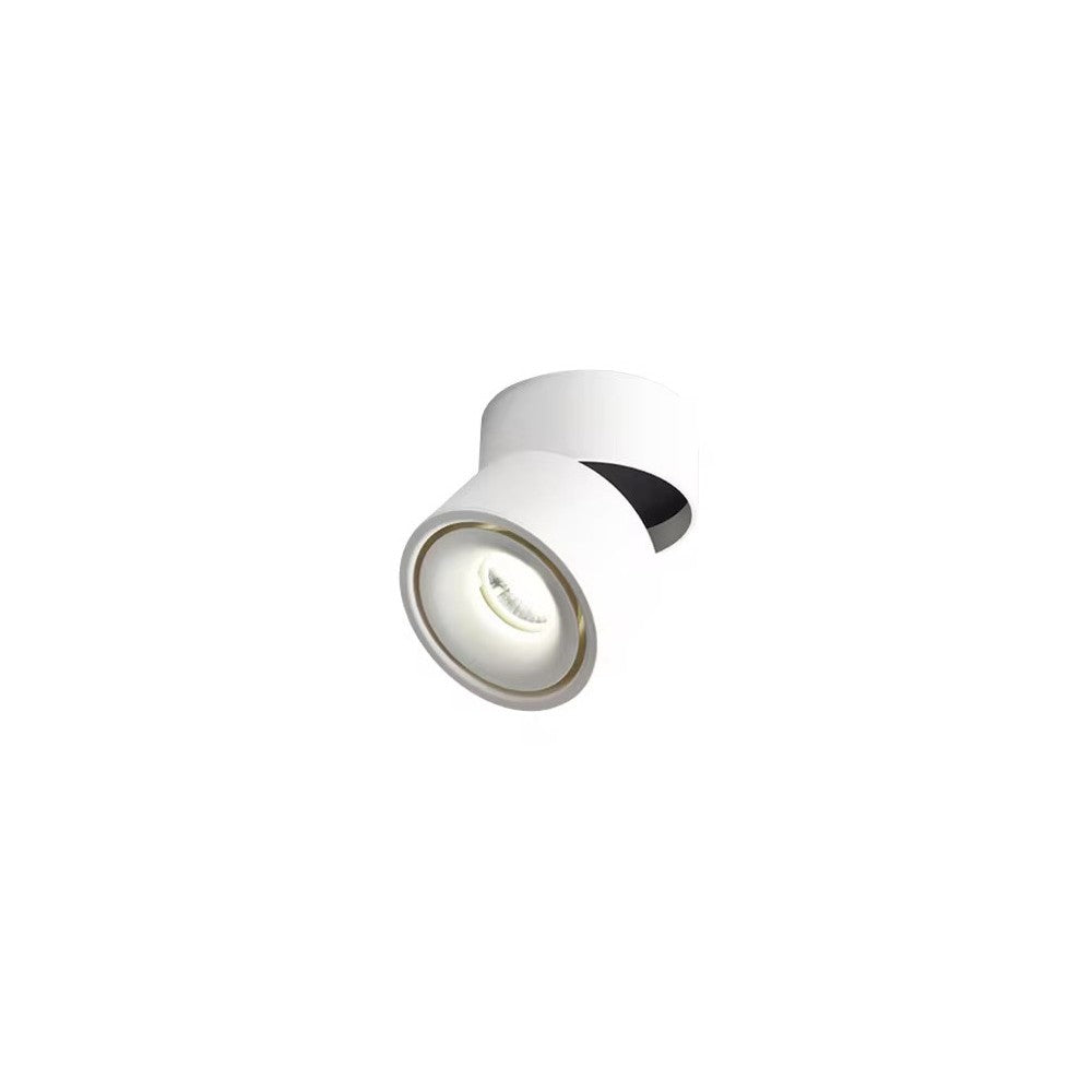 Dæmpbar LED loftspot RA98 - 10W, hvid, justerbar, til påbygning