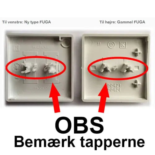 Fuga fjeder til trykkontakt, gammel model - 1 stk.