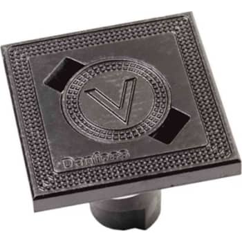 Esco 185 mm ventilbetäckning, fyrkantig, S-1835, svart, V-märkt
