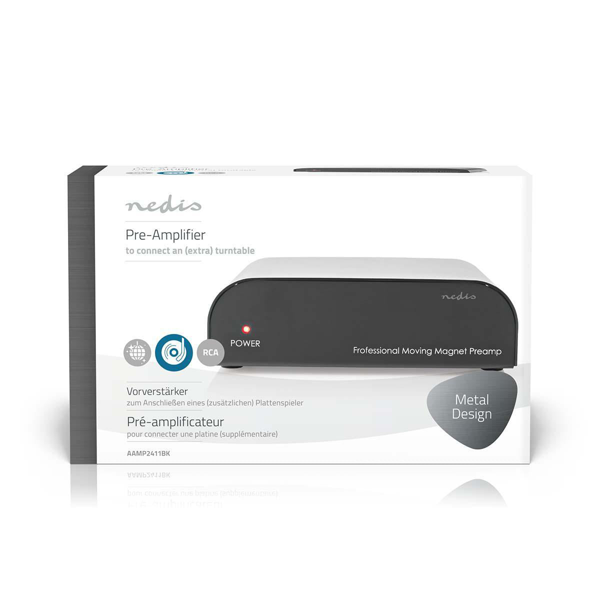 Professionel RIAA forforstærker (inkl. netadapter)