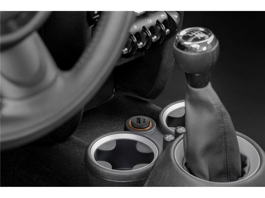 12/24V biladapter - 1 x USB-A, 1 x USB-C PD udtag, 45W