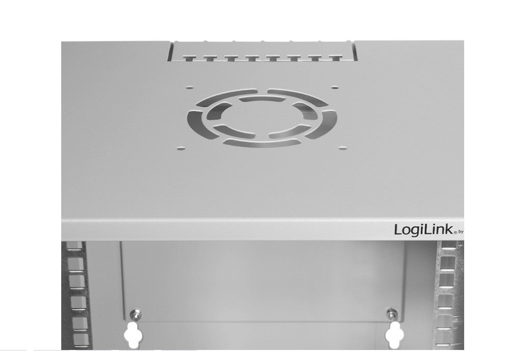 10" væg-rackskab - 6U B312xD300mm (SOHO) Grå