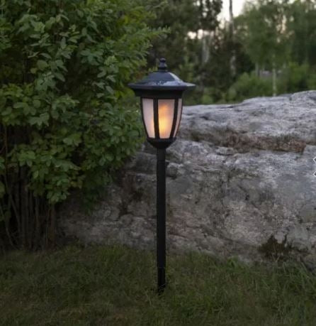 Star Trading Flamme 4-i-1 solcellelampe-sort