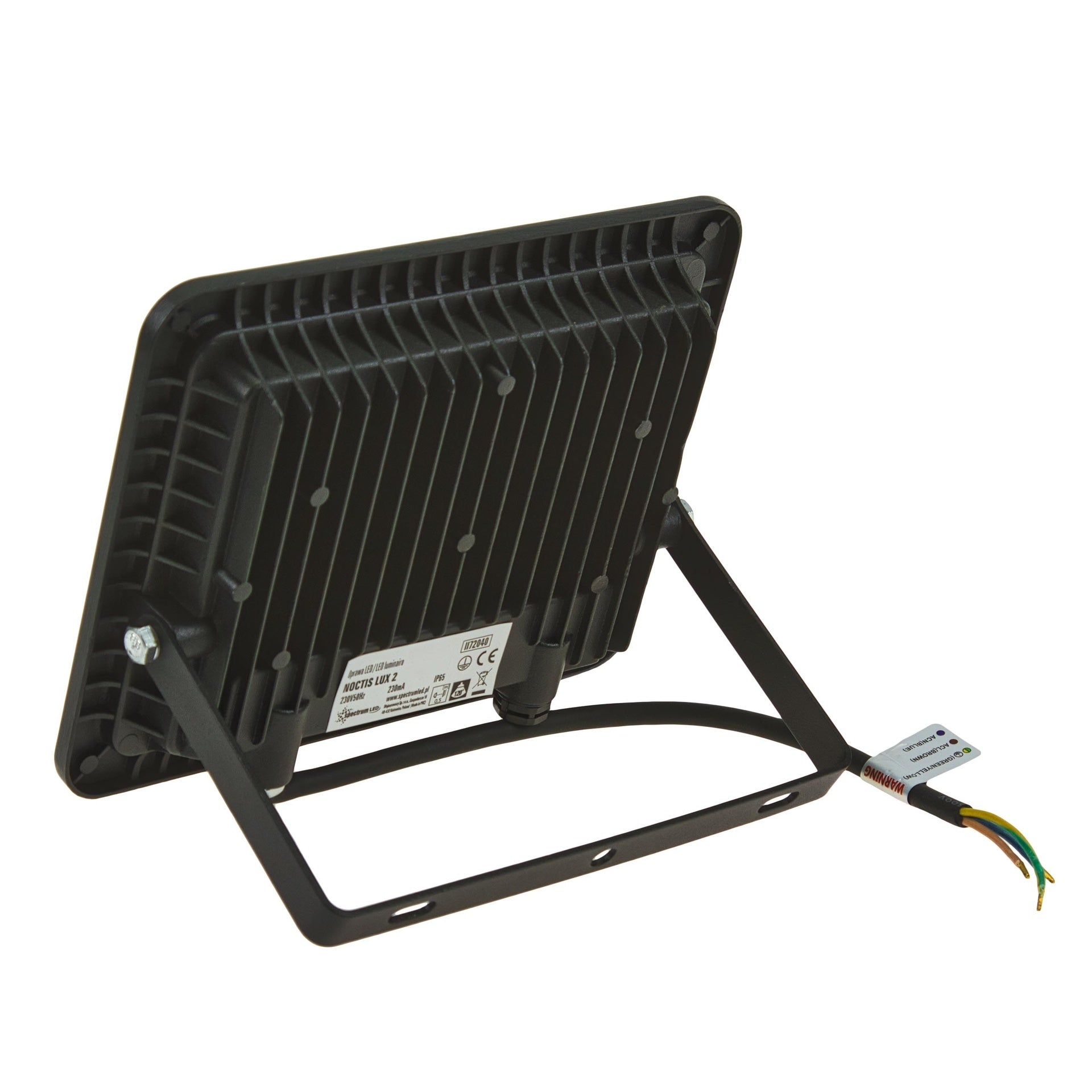 50W LED projektør m. sensor 2700K 3800 Lumen