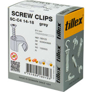 CLIPS MED TX20 SKSC-C4 14-18MM GRÅ