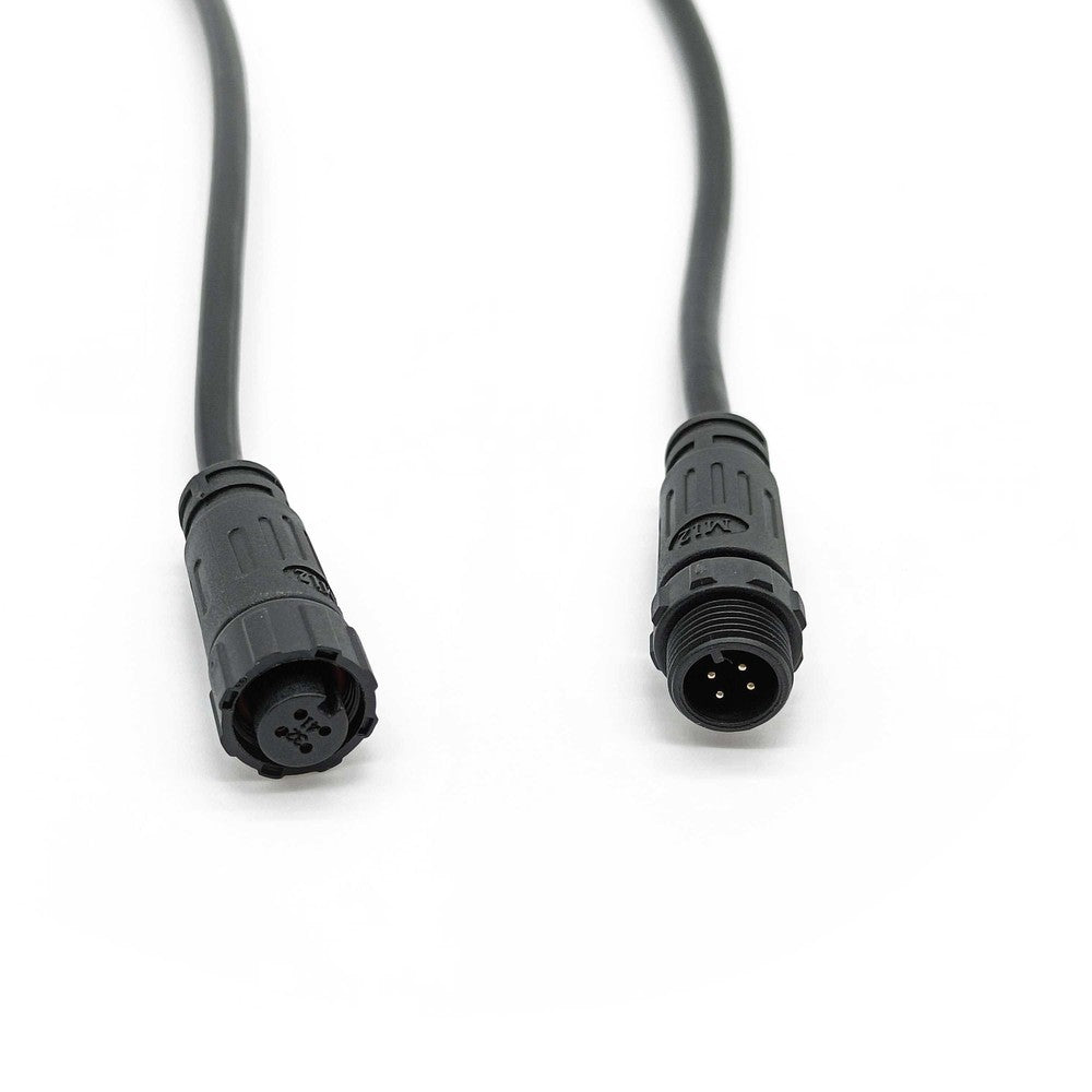 Forlængerkabel til RGB saunalys - 1 meter, IP68, 24V
