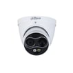 4MP Eyeball hybrid termisk 4mm IP kamera med IR og Temperatur