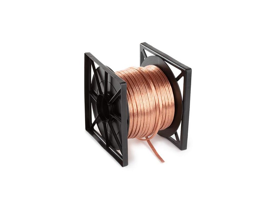 Højttalerledning - 2x4mm² OFC, Transparent (metervare)