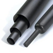 Mellemvægget krympeflex med lim RGM 85/25 mm Sort