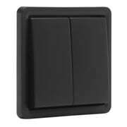 FJEDERTRYK, DOBBELT, IP55, SORT